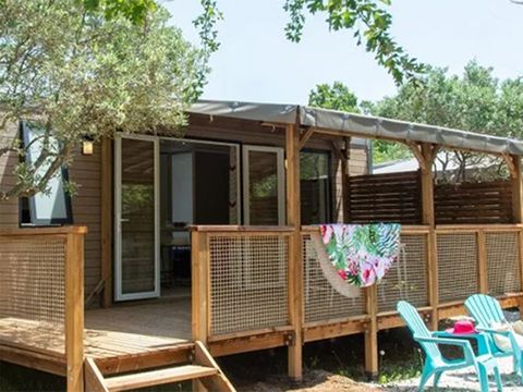 MOBILE HOME 4 people - Mobile home Castellane - 30m² - 2 bedrooms + TV + A/C