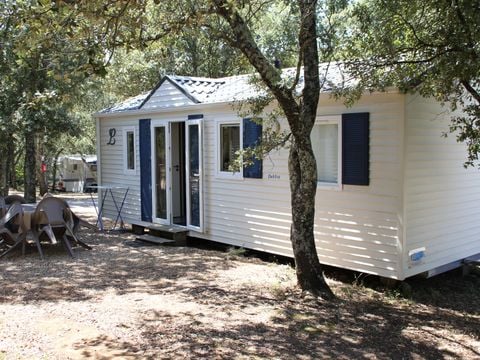 MOBILE HOME 4 people - MOBIL HOME Air conditioned - 2 bedrooms - 3.40 x 7.80m / Green Oak