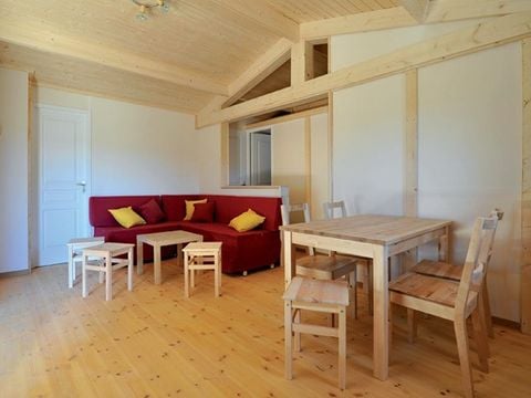 LODGE 6 people - Lodge | Lodge Massereau | 3 Bedrooms | 6 Pers. | Raised terrace | Air-con.