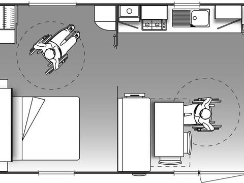 MOBILE HOME 4 people - Comfort + LIFE PMR