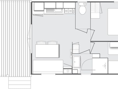 MOBILE HOME 5 people - Escape, 2 bedrooms