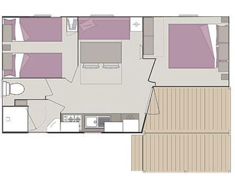 MOBILE HOME 4 people - Loggia Compact Comfort