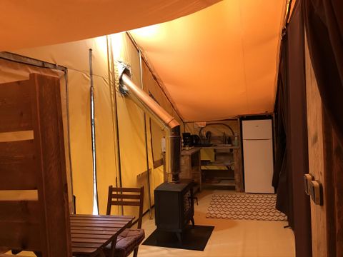 LODGE 4 people - Lodge Ruisseau 28m² - 2 bedrooms - Spa - kitchen - shower room