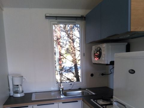 MOBILE HOME 2 people - Mobil-home Charme 20m² Confort (1bed - 2pers.) + Air conditioning + Terrace uncovered