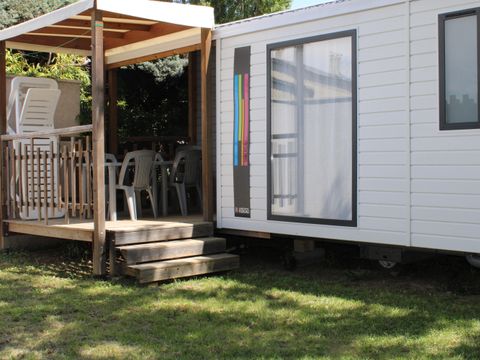 MOBILE HOME 7 people - Mobile-home 30m² Comfort (2bed - 5/7pers.) + Air conditioning + Covered terrace