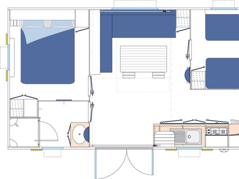 MOBILE HOME 6 people - PANORAMIC DORDOGNE