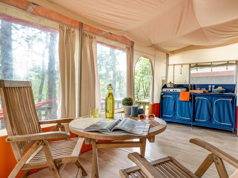 CANVAS BUNGALOW 5 people - Sarlat tent without sanitary facilities