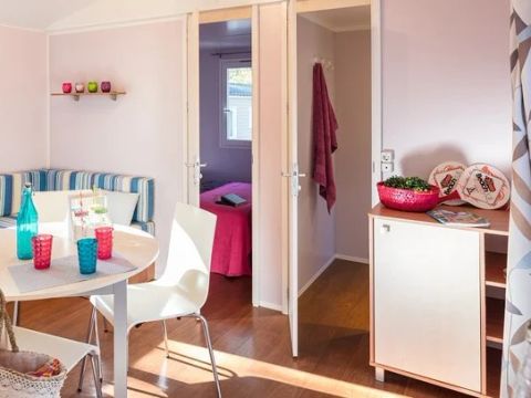 MOBILHOME 6 personnes - Mobil-home | Classic | 2 Ch. | 4/6 Pers. | Terrasse surélevée non couverte | Clim.