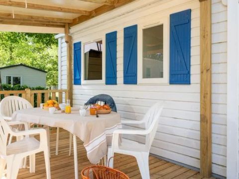 MOBILHOME 6 personnes - Mobil-home | Classic XL | 3 Ch. | 6 Pers. | Terrasse surélevée | Clim.