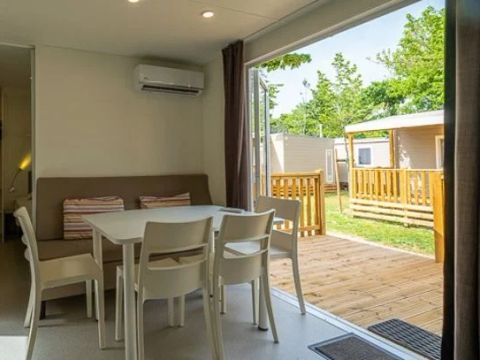 MOBILE HOME 6 people - Mobile-home | Comfort | 3 Bedrooms | 6 Pers. | Raised terrace | Air conditioning