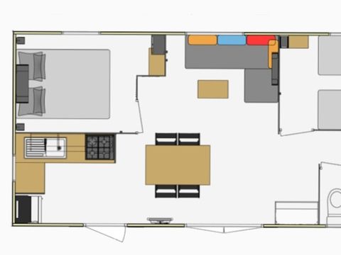 MOBILHOME 4 personnes - BAHIA DUO - CHANTERELLE DUO