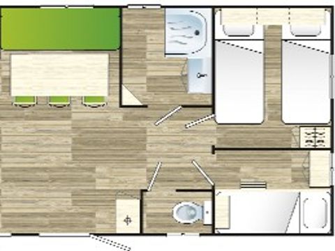 MOBILHOME 6 personnes - Residentiel