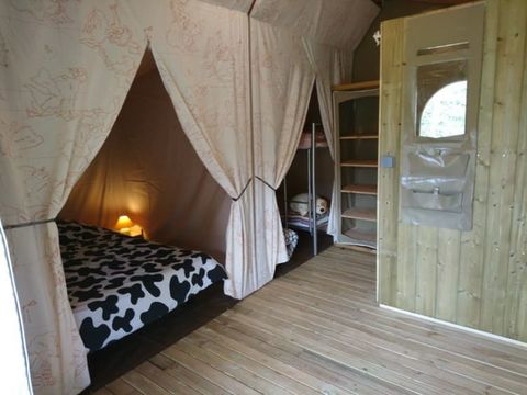 TENTE TOILE ET BOIS 4 personnes - Lodge Canada Confort