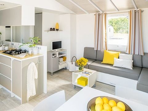 MOBILHOME 6 personnes - Mobil-home | Ultimate | 3 Ch. | 6 Pers. | Petite Terrasse | 2 SDB | Clim. | TV