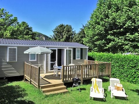 MOBILE HOME 6 people - Comfort XL | 3 Bedrooms | 6 Pers. | Uncovered elevated terrace | TV