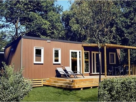 MOBILHOME 4 personnes - Mobil-home | Ultimate | 2 Ch. | 4 Pers. | Terrasse simple | 2 SDB | Clim. | TV