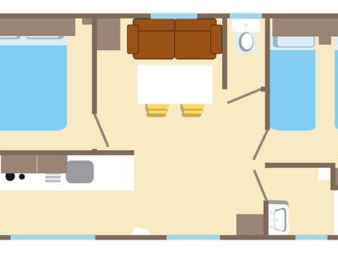 MOBILE HOME 4 people - RIVIERA