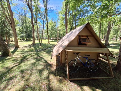 TENTE TOILE ET BOIS 2 personnes - Cyclo-Tente