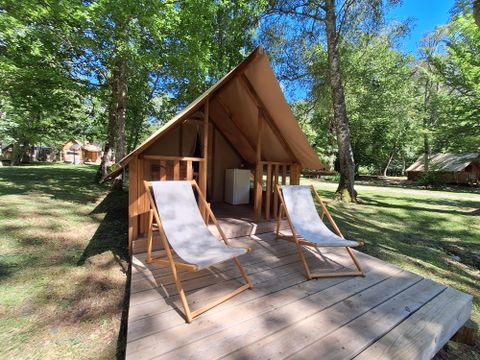 TENTE TOILE ET BOIS 2 personnes - Cyclo-Tente