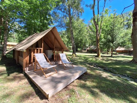 TENTE TOILE ET BOIS 2 personnes - Cyclo-Tente