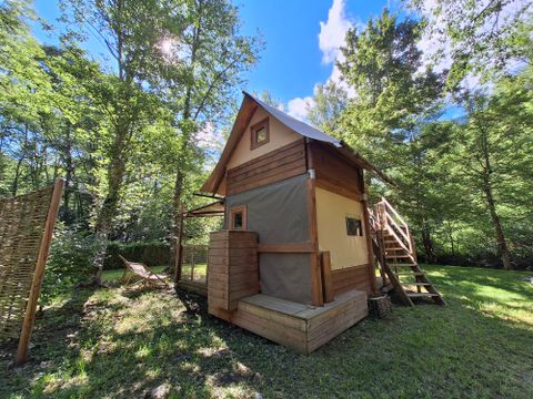 TENTE TOILE ET BOIS 4 personnes - Cabatente