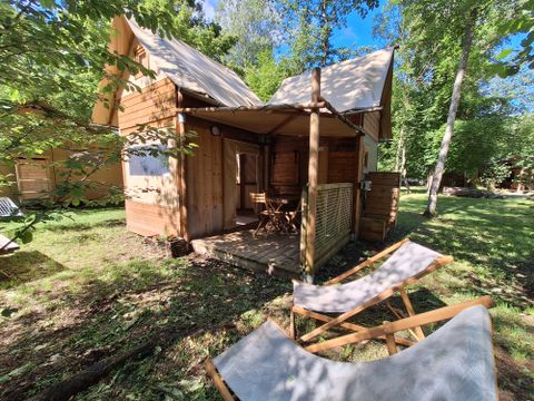 TENTE TOILE ET BOIS 4 personnes - Cabatente