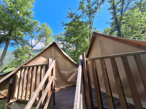 TENTE TOILE ET BOIS 4 personnes - Cabatente