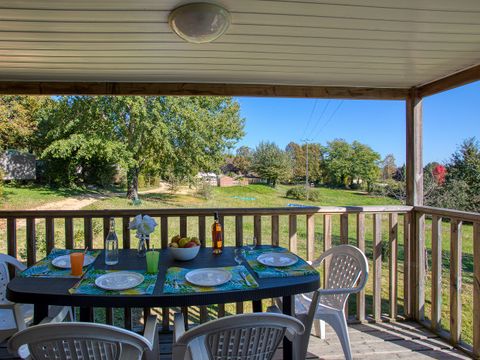 MOBILE HOME 4 people - OHARA MOBILE HOME, UNINTERRUPTED VIEW OF THE POOL AND VALLEY