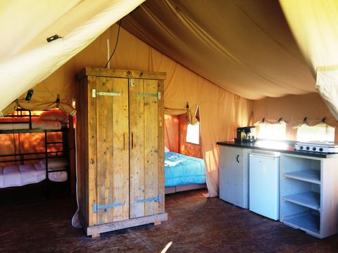 CANVAS AND WOOD TENT 4 people - Safari Tent 35m