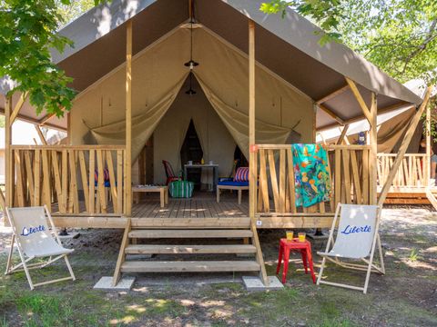 LODGE 4 personnes - Lodge 2ch 4 pers. avec électricité