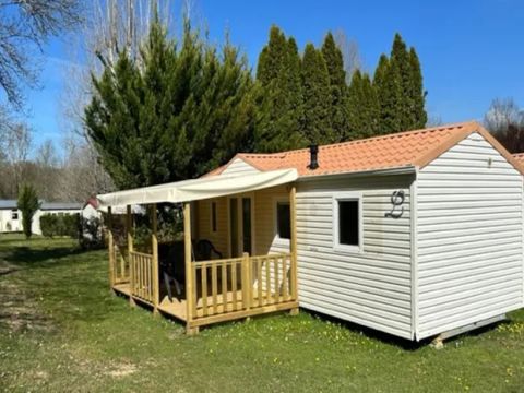 MOBILHOME 5 personnes - LOUISIANE : 2 Chambres - Terrasse Couverte - 4 ads + 1enft -