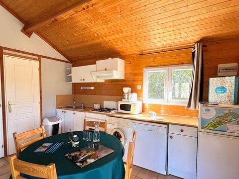 CHALET 6 personnes - Chalet  Auvergne PMR vue lac