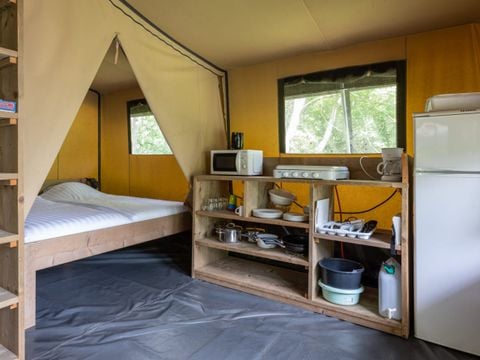 CANVAS AND WOOD TENT 6 people - Glamping tent Verney