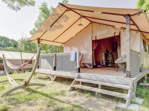 TENTE TOILE ET BOIS 5 personnes - Tente LODGE VICTORIA