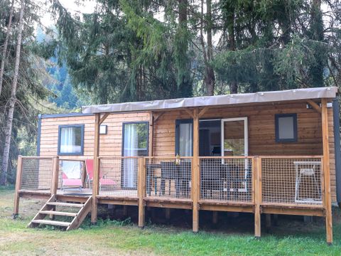 MOBILE HOME 7 people - COTTAGE LA TRIBU Model 2023, sleeps 7, 3 bedrooms, 1 bathroom, 1 toilet, dishwasher