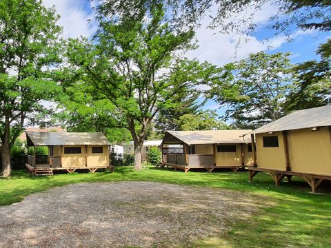 CANVAS AND WOOD TENT 5 people - LODGE BALI CONFORT Without sanitary facilities