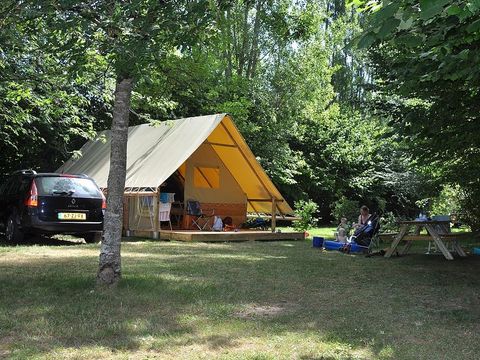 TENTE TOILE ET BOIS 4 personnes - Amazone (pas de sanitaires)