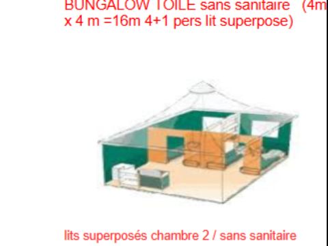 TENT 5 people - without sanitary facilities