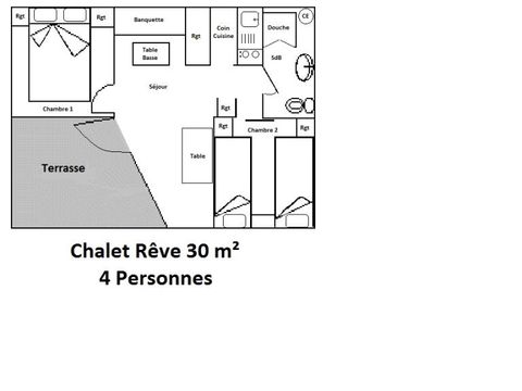 CHALET 6 people - Chalet Rêve - Tourism N° 12 - 14