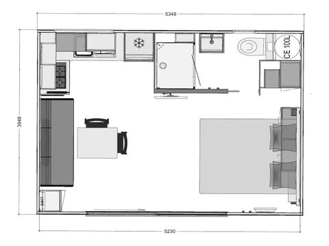 MOBILHOME 3 personnes - HOTELIER