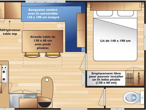 MOBILHOME 6 personnes - Premium