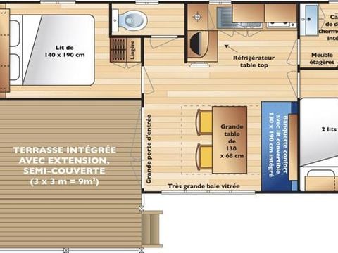 MOBILE HOME 6 people - Comfort