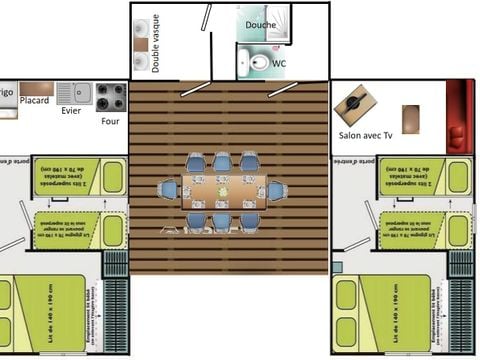 MOBILE HOME 10 people - TRIBU 8/10 persons