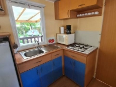 MOBILHOME 6 personnes - N°102 - 38m2 - 3ch- terrasse semi couverte 