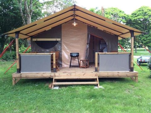 TENTE TOILE ET BOIS 4 personnes - Tente Lodge