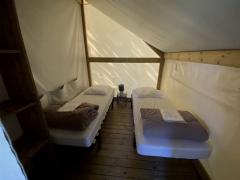 TENTE TOILE ET BOIS 4 personnes - Lodge tente - sans sanitaire