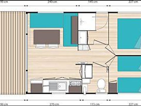 MOBILHOME 4 personnes - Ophéa