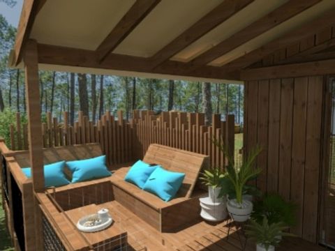 CHALET 4 personnes - LODGE SWEET FLOWER PREMIUM