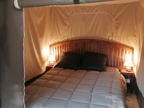 TENTE TOILE ET BOIS 5 personnes - TENTE LODGE FAMILALE