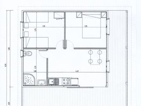 CHALET 5 people - PALACE - adapted for people with reduced mobility